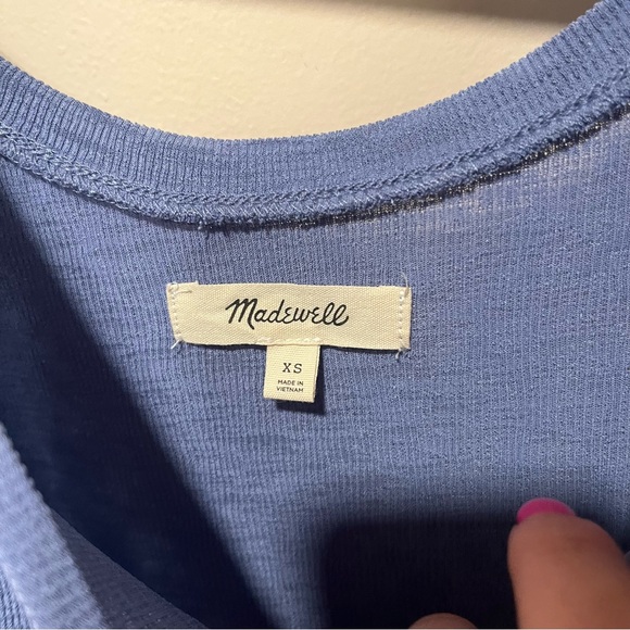 Madewell blue tank top - Picture 4 of 6